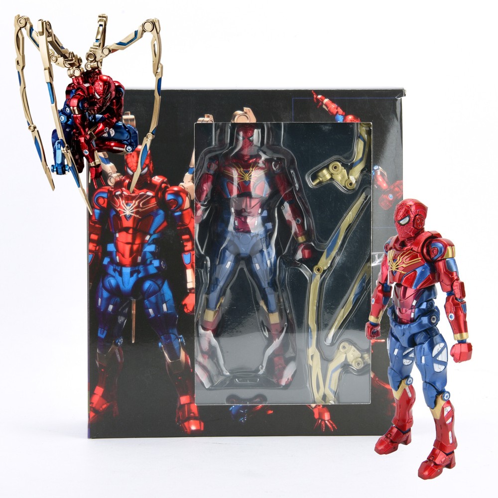 Marvel Fighting Armor Iron Spider-Man 6″ Action Figure Toys w/Accessories NewBox