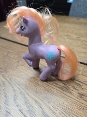 My Little Pony G2 MLP Petal Blossom Purple Pony Pink Hair Vintage 1997 Figure