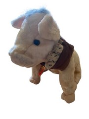 *1998 Vintage Universal “BABE” 14″ Talking Interactive Plush Pig w/Mice