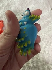 1988 World Of Wonder Germs Lot Of 4 Toys In Fair Condition