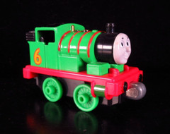 Lot of 7 Train Cars, 5 Thomas the Tank Engine Plastic, Die Cast Metal