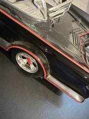 BATMOBILE Classic 1966 Hybrid Metal Vehicle by Herocross W Batman Figure Loose