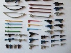 57 Vintage Star Wars Weapons Figures Lot Repros