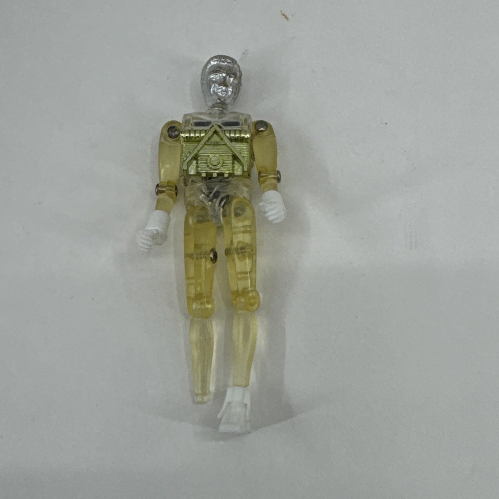 VTG 1976 Mego Micronauts Time Traveler Clear Missing 1 Foot
