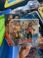 Mattel WWE WrestleMania Heritage 2-Pack Sets Ric Flair Rock Austin Bret Hart