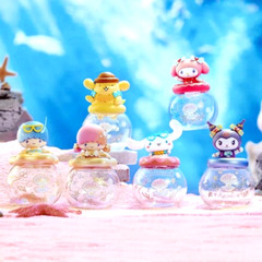 MINISO Sanrio Characters Ocean Pearl Blind Box Storage Jar My Melody Open Box
