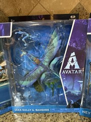 Avatar The Way of Water Action Figure Bundle Banshee Rider Neytiri Jake Sully
