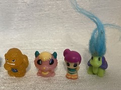 34 Squinkies Variety Figures Toys Lot Marvel Animals Dolls Mini