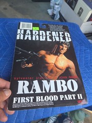 RAMBO FIRST BLOOD PART II ‘HARDENED’ SEALED ACTION FIGURE STALLONE-N2 TOYS 2001