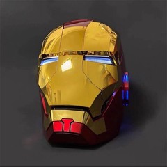 AUTOKING 1:1 Wearable JARVIS Voice Control Cosplay Iron Man MK5 Helmet Mask Gift