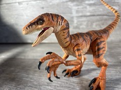 Amber Collection Velociraptor The Lost World Jurassic Park
