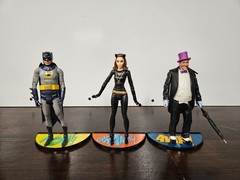 Batman 1966 Mattel Classic TV Series Figure Lot of 7