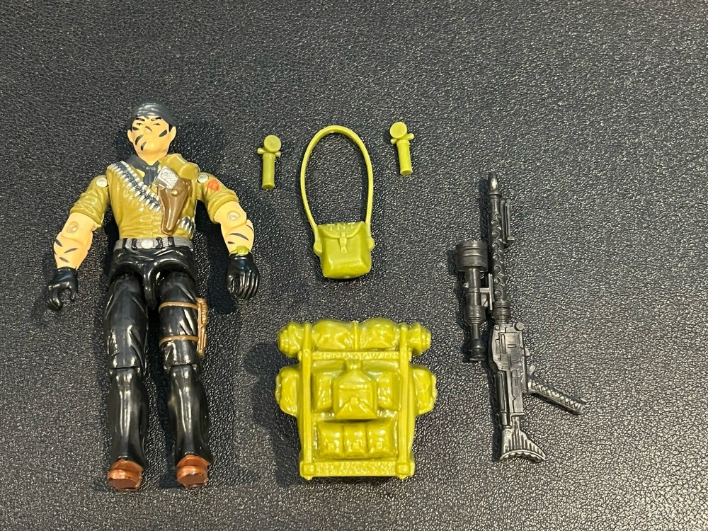 gi joe lot figure 1987 Tunnel Rat 100% complete Mint Condition High Grade