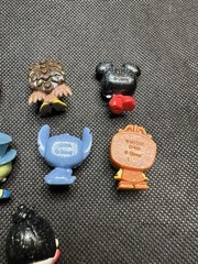 Disney Doorables Glitter Lot of 9 Stitch Minnie Beauty Beast Pinocchio Zootopia