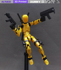 Titan13 Action Figure Set with Accessories, 3D Printed Figure for Kids, Boys