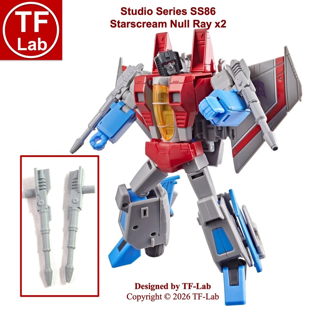 Studio Series Movie SS86 MTMTE Starscream Upgrade Kit Null Rays Gun Transformers
