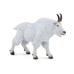 – Canadian Goat Figurine – for Ages 3 and up – Realistic Hand-Painted Mountain G