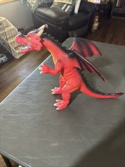 DRAGON 18” Long Red/Orange 2018 Polyester Material Toys R Us Rare SEE PHOTOS