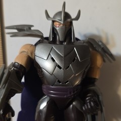 Playmates TMNT Shredder Action Figure w/ Purple Cape Black Gray Purple 7 in