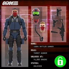 Haslab G.I. Joe Classified Cobra Rattler NIB All Tiers Plus Crimson Strike Team