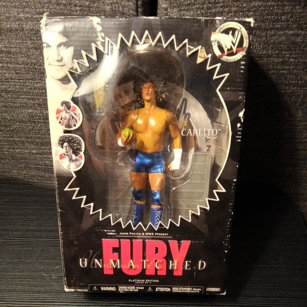 NEW WWE Jakks Pacific Unmatched Fury Carlito Platinum Series 3, 2007