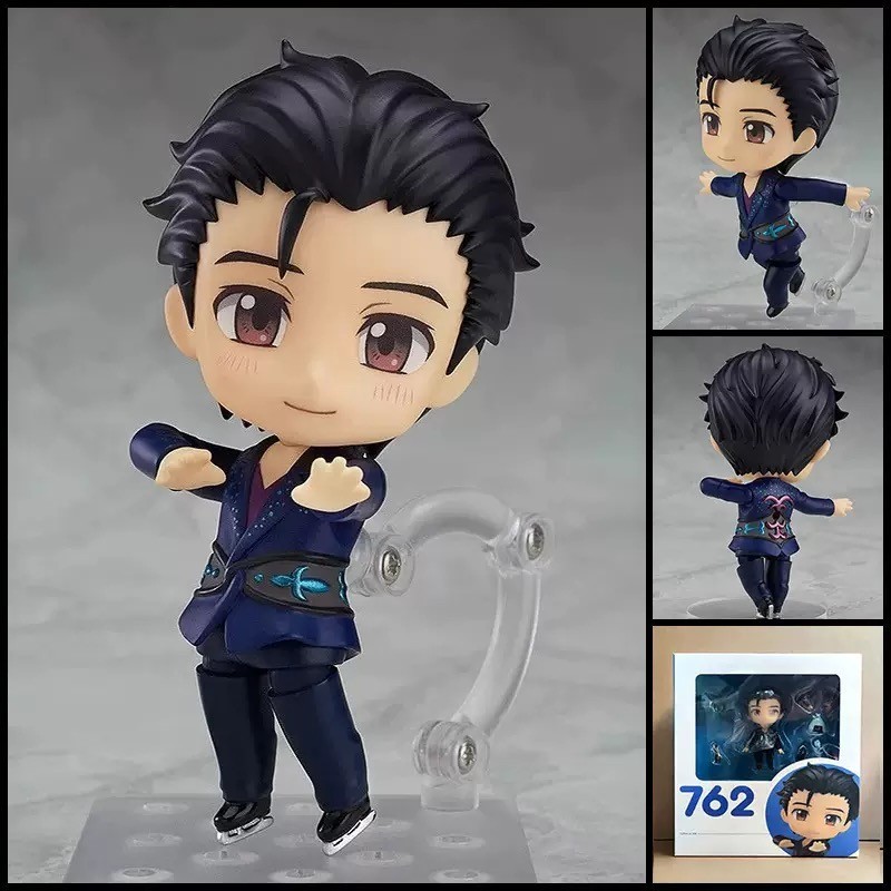 Nendoroid 762 Katsuki Yuri Yuri On Ice Anime Figure PVC