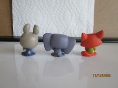 Set of 3 – Disney Doorables Series 9 – Zootopia – Finnick, Judy Hopps, Nick