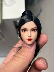 US 1/6 Beauty Girl Makup Head Sculpt Model For 12″ Female Action Figure Body Toy
