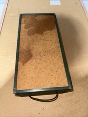 1960s GI Joe 43 Pc. Accessory Lot + Green Footlocker Storage Trunk Handles