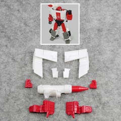 Upgrade Kit Shoulder Gun Filler Tail Spoiler For Kingdom Red Alert Accessories