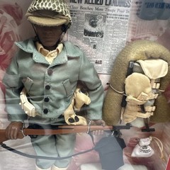 G I Joe 12” Classic Collection D-Day Salute African American Soldier