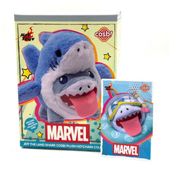 Cosbi x Disney x Marvel Jeff Land Shark Plush Keychain/Charm, Dat Pool Party