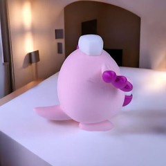 Nurse Joy’s Chansey 3D Printed Model – Pokemon Game Collectible Figurine fa