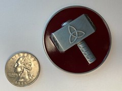 Avengers Series Thor 2″ Medallion Challenge Coin, Antique silver