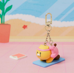 KAKAO Friends CHOONSIK Sports KEYRING Tennis Golf Yoga Bag Charm + Track