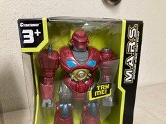 M.A.R.S. Motorized Attack Robo Squad Black & Blue Robot Action Figures Lot 2