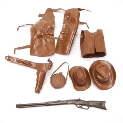 Johnny West Vintage Marx Johnny West Best Of The West Accessories Lot