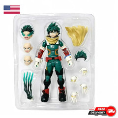SHF My Hero Academia Deku Izuku Midoriya Articulated Action Figure 15cm-USA