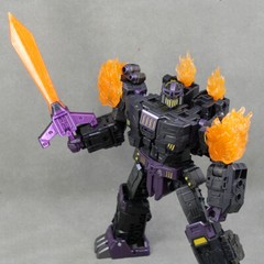 Big Sword Weapon Flame Upgrade Kit For Age of the Primes Megatronus The Fallen