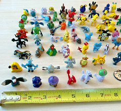 Lot of 85 Mini Pokémon RL & RLW 1″ PVC Figures Pikachu, Mewtwo, Eevee & More 06