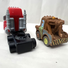 Disney Pixar Cars Mater & Mack Die Cast / Plastic Cars Trucks Mattel Lot of 2