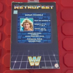 WWE RetroFest Shawn Michaels Wrestling Action Figure Box Has Some Wear