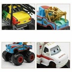 Disney Pixar Cars Lot Monster Ambulance Frightening Mcqueen Truck Kid Toy Gifts