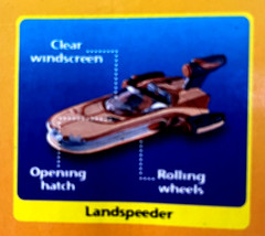 Micro Machines 1997 Star Wars Landspeeder Die Cast Metal #66260 New Sealed
