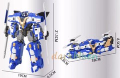 Tobot V JUSTICE V Twin Blade Transforming Robot Vehicle Action Figure Toy CN Ver