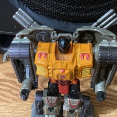 Transformers Titanium Grimlock w/Base 6 Inch Cybertron Heroes War Within