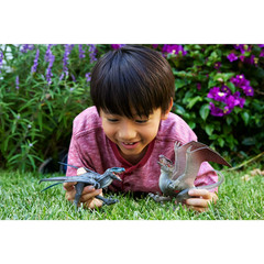 Jurassic World Rebirth Mutadon Destruction Pack, 2 Dinosaur Toys, Damage & Wing