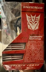 Transformers Movie Starscream Voyager Class 2007 Hasbro MISB Sealed F-22 Raptor