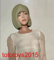 1:6 1:12 1:18 Short Hair Nun Girl Head Sculpt For Female Action Figure Body Toys