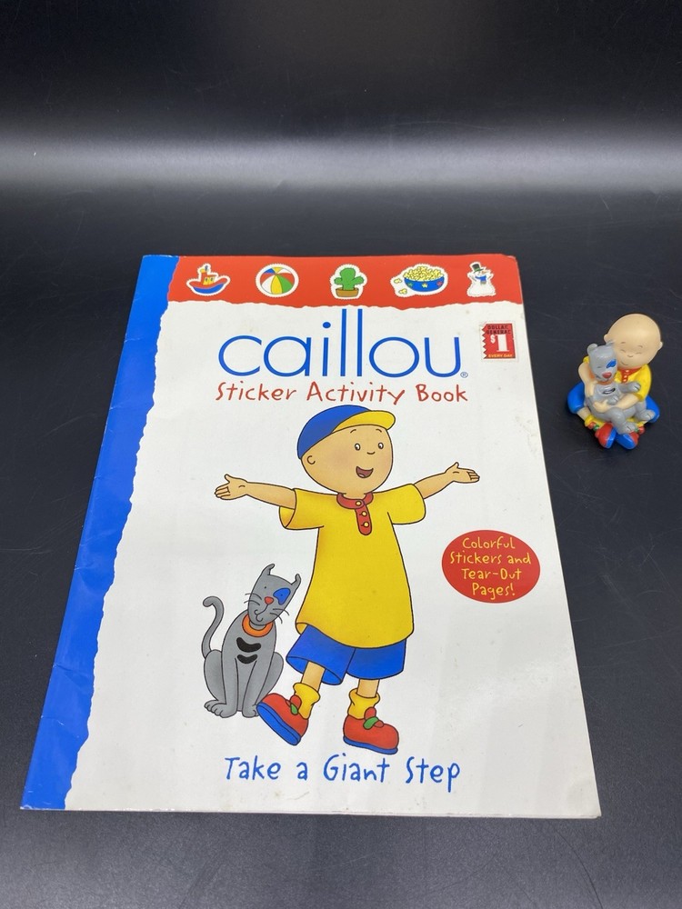 New Caillou Sticker Activity Book 24 Coloring Pages And 2 Sticker Sheets Figure